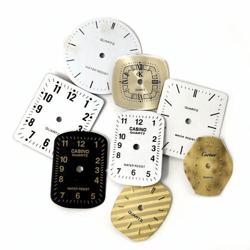 100x Assorted Steampunk Watch Dial Faces