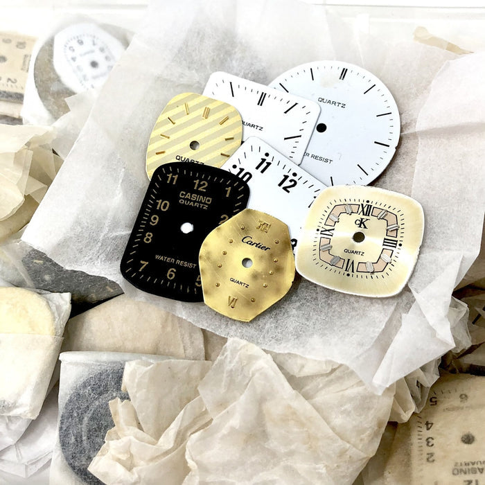 100x Assorted Steampunk Watch Dial Faces