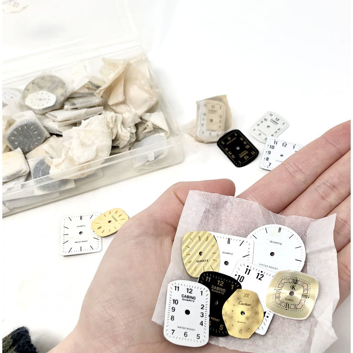 100x Assorted Steampunk Watch Dial Faces