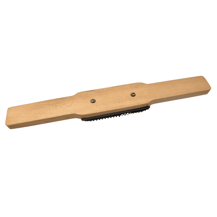 15" 4 Row Dressing Buff Rake with Wood Handles