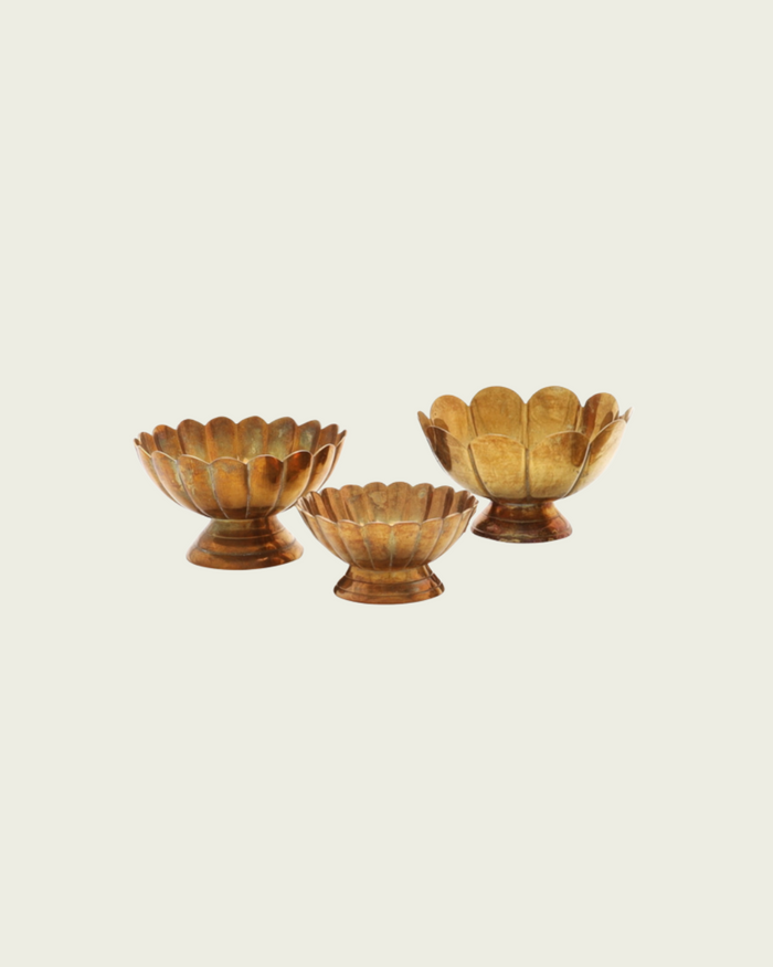 1950s Medium Brass Bowl