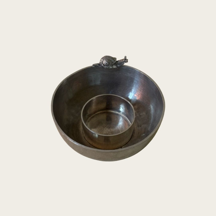 1980s Snail Ring Dish / Tealight Holder
