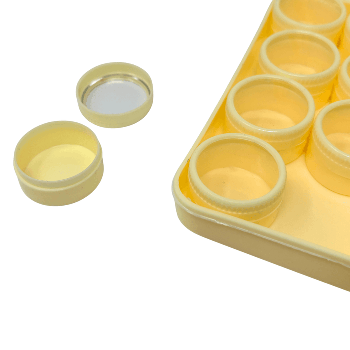 20 Transparent Plastic Storage Tubs