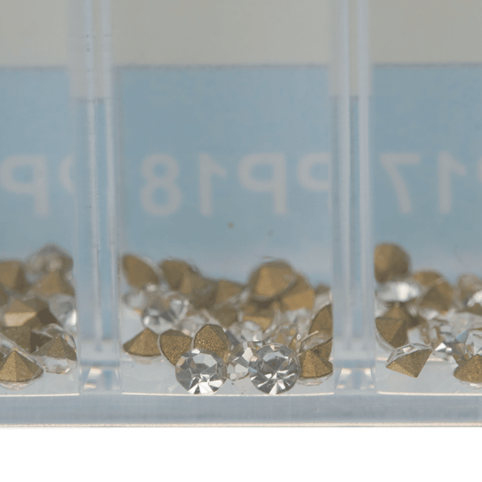 540 Clear Glass Paste Stones for Watches