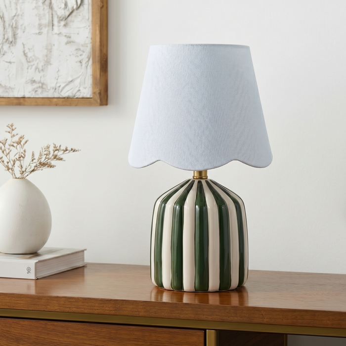 Alice Striped Ceramic Table Lamp