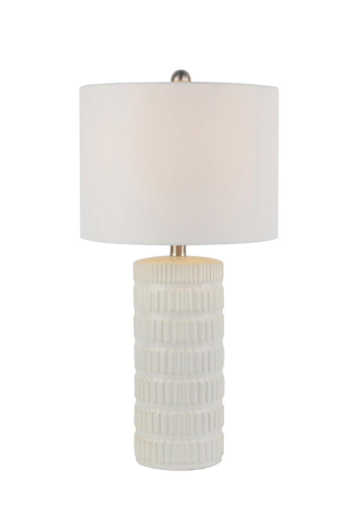 Alina Textured Cylinder Table Lamp
