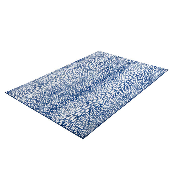 Antelope Speckled Blue Rug