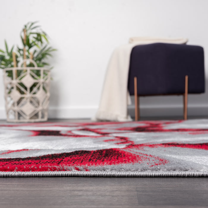 Arto Abstract Dust Storm Grey Rug