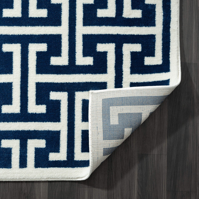 Arto Geometric Blue Rug