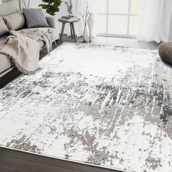 Aspen Abstract Beige Rug
