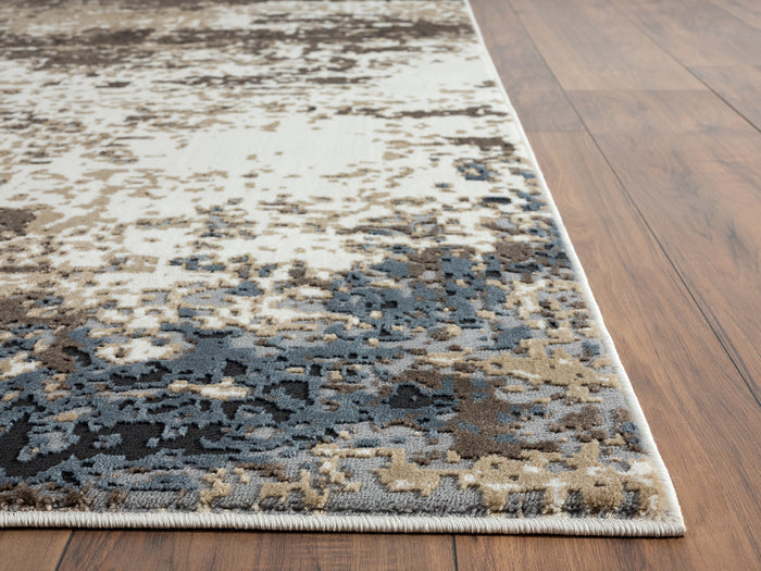 Aspen Abstract Brown Rug