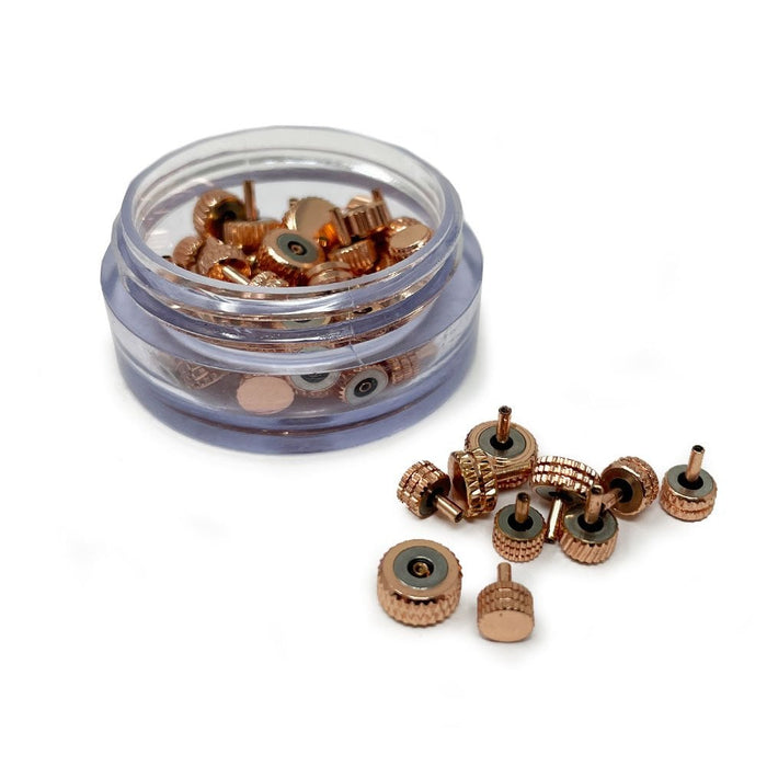 Assorted Rose Gold Watch Crowns x50
