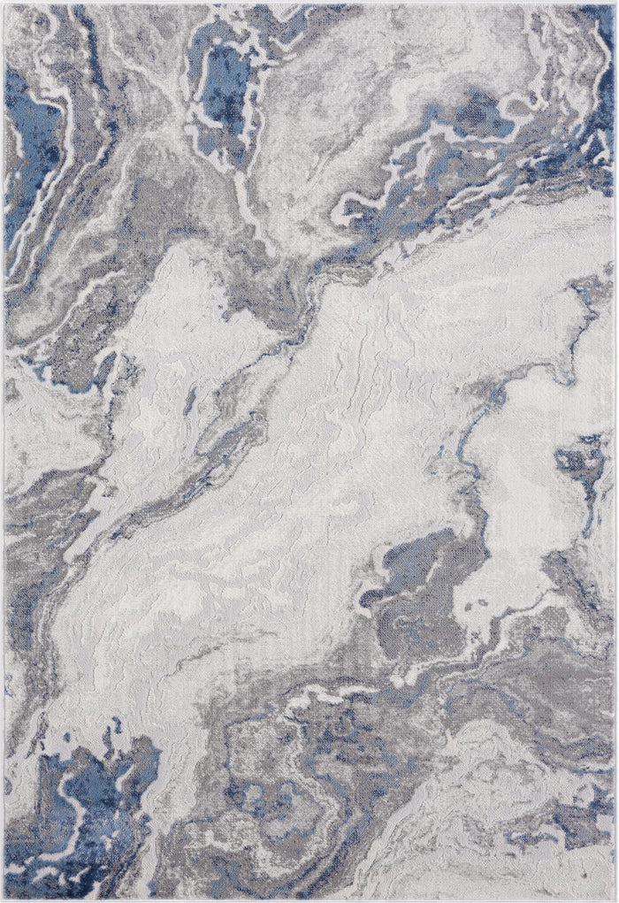 Atlas Abstract Grey Rug