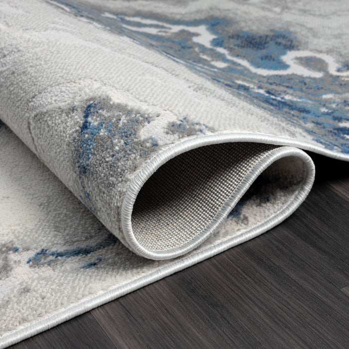 Atlas Abstract Grey Rug