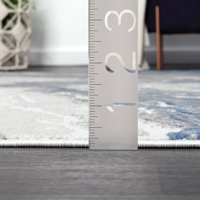 Atlas Abstract Grey Rug