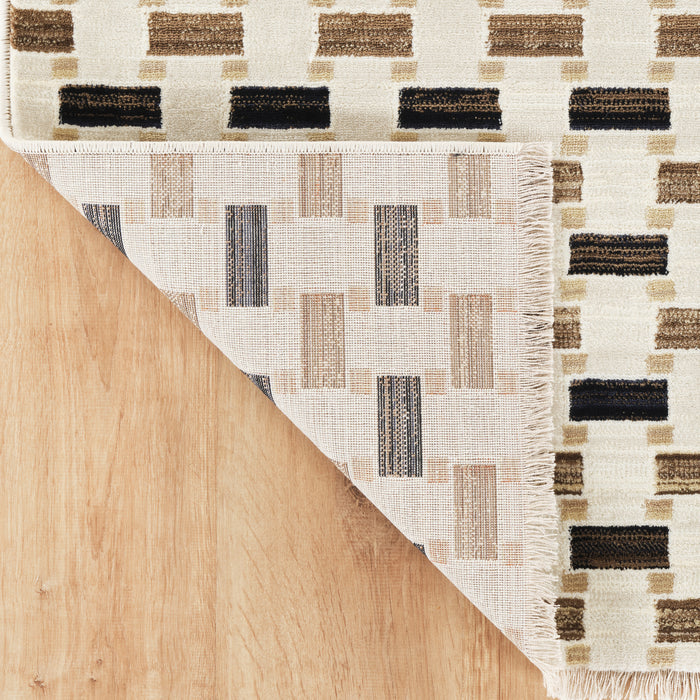 Austin Textured Check Rug