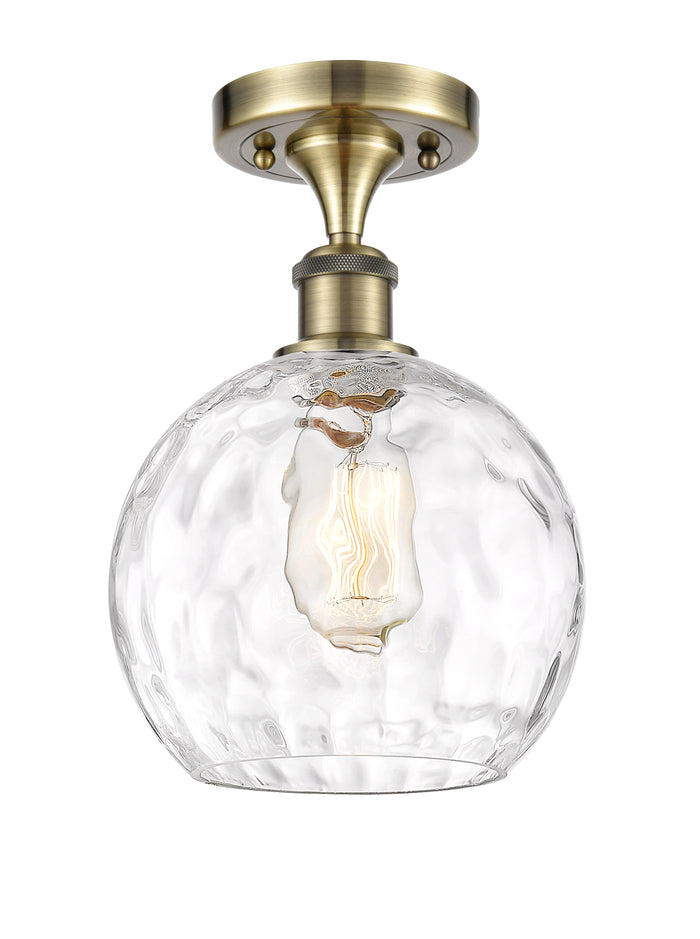 Ballston Semi-Flush Mount Chrome Glass