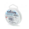 Beadalon 49 Strand Beading Wire 30ft Satin Silver - Choose Thickness