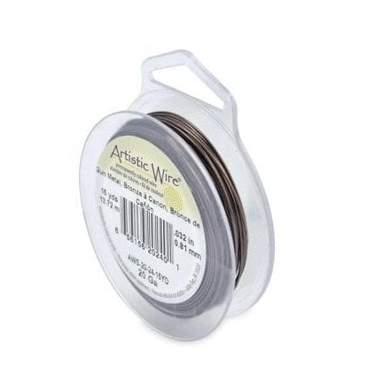 Beadalon Artistic Wire, Antique Brass - Choose Gauge