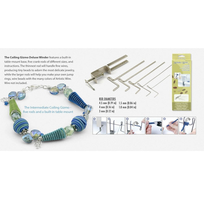 Beadalon Coiling Gizmo Deluxe Winder for Artistic Wire