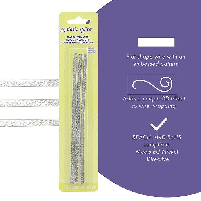 Beadalon Flat Pattern Wire - Choose Design