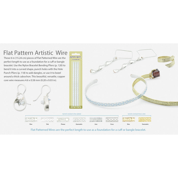 Beadalon Flat Pattern Wire - Choose Design