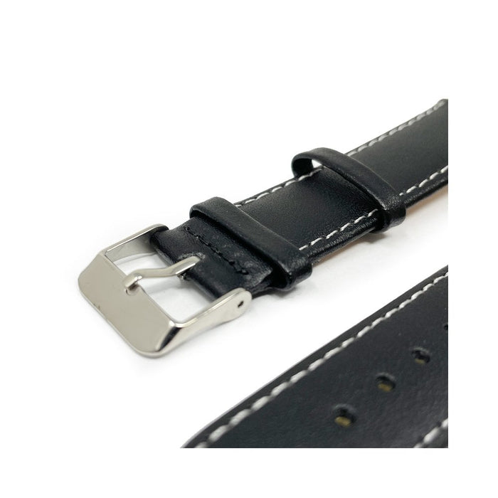 Black Leather Watch Strap