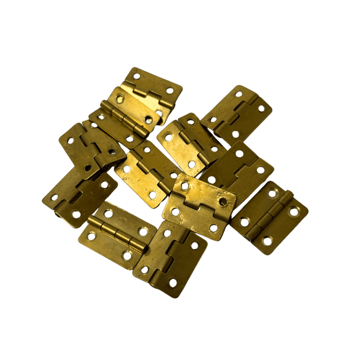 Brass Clock Hinges 12pc - Small