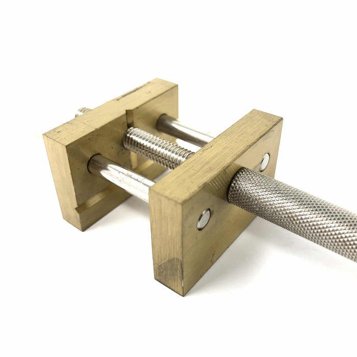 Brass Hand Held Vice with Clamp