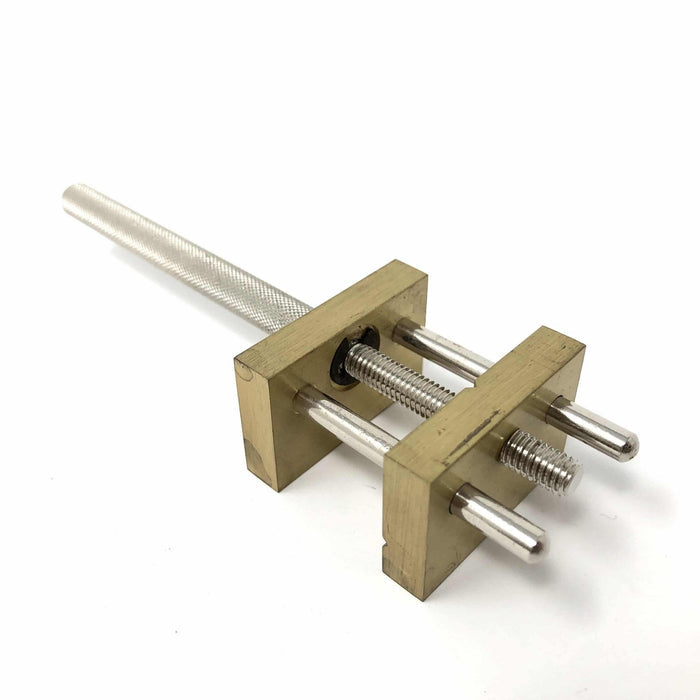 Brass Hand Held Vice with Clamp