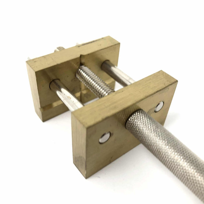 Brass Hand Held Vice with Clamp