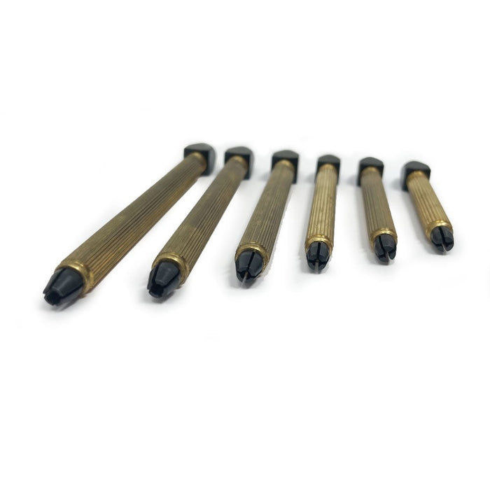 Brass Pin Vice Set of 6