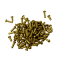 Brass Rivets 7mm-12mm 100pc