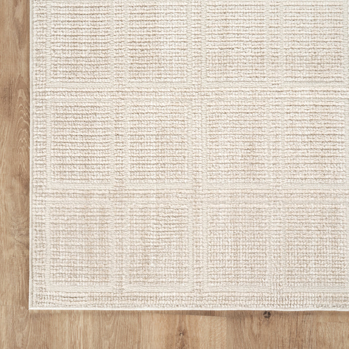 Burke Checkered Cream Rug