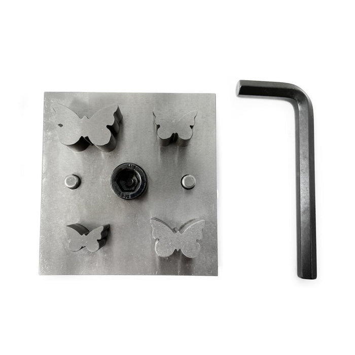 Butterfly Disc Cutter, Set of 4 Punches (with Lever)