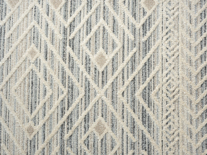 Cabo Diamond Pattern Beige Rug