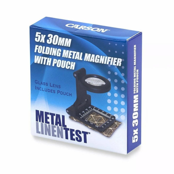 Carson 5x Linen Test Magnifier