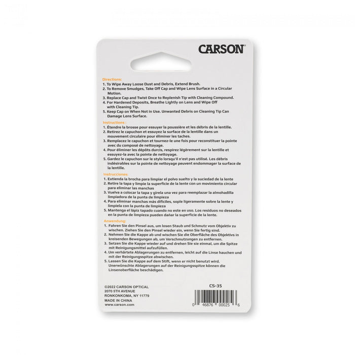 Carson C6 Compact Lens Cleaner Pen