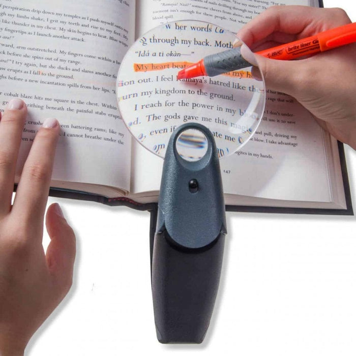 Carson FreeHand Foldable LED 2.5x Magnifier