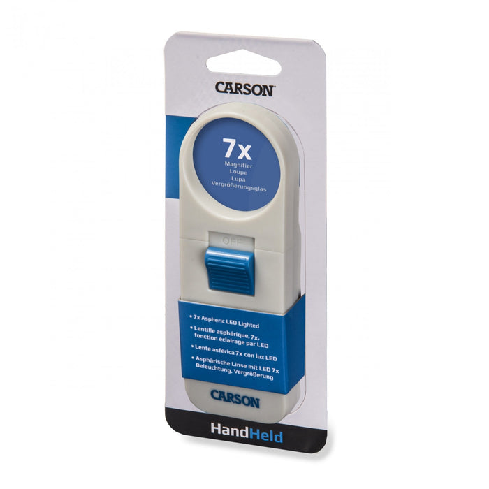 Carson Illuminated Handheld LED 7x Magnifier