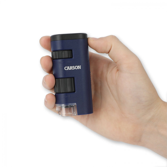 Carson LED-Lighted Pocket Microscope 20x-60x Magnification