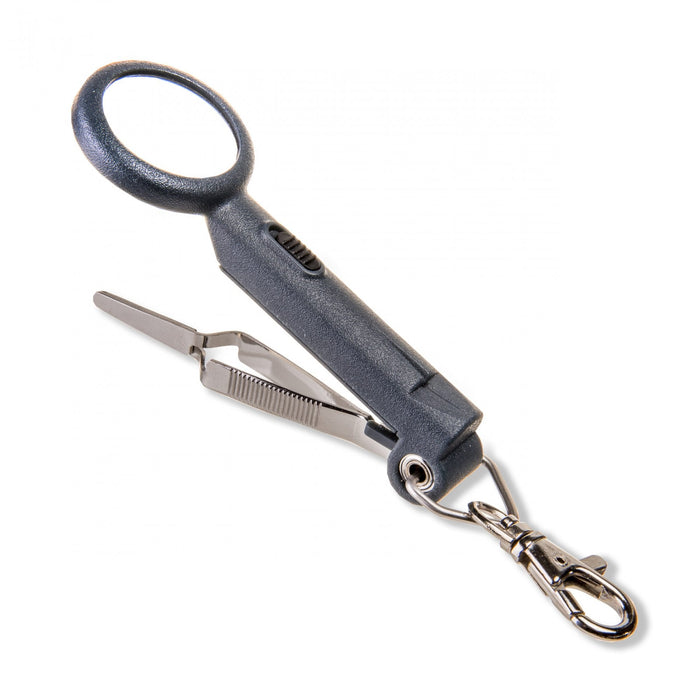 Carson LED Magnifier with Reverse Action Tweezers
