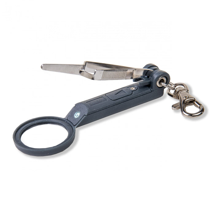 Carson LED Magnifier with Reverse Action Tweezers
