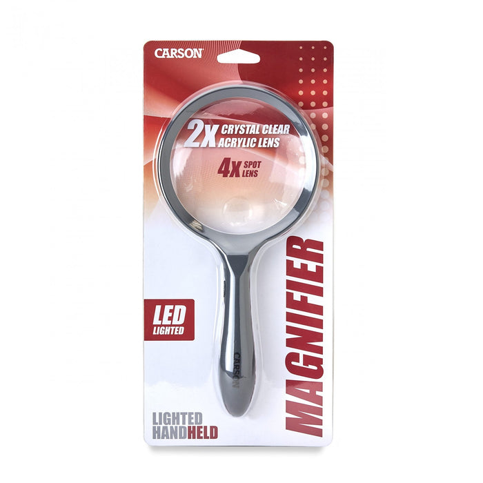 Carson Lighted Handheld 2x Magnifier