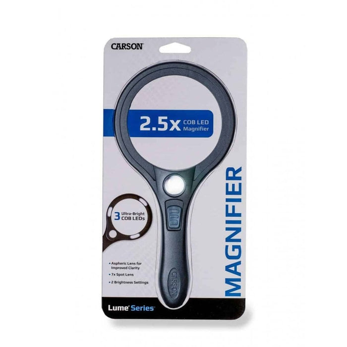 Carson Lumé Handheld LED 2.5x Magnifier