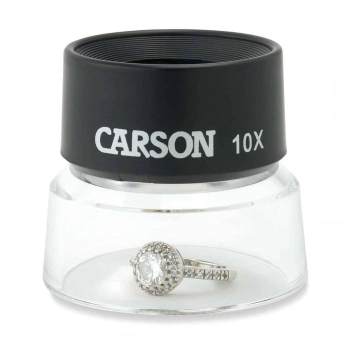 Carson LumiLoupe Small 10x Stand Magnifier