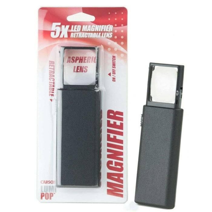 Carson LumiPop 5x Pocket Magnifier