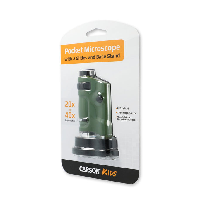 Carson MicroBrite 20x-40x LED Lighted Microscope