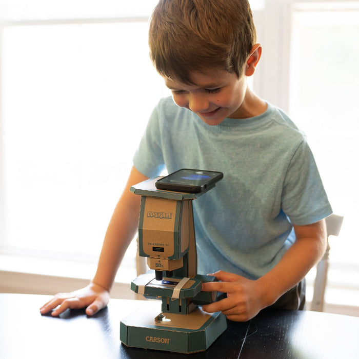 Carson OptiGami DIY 50-400x Microscope