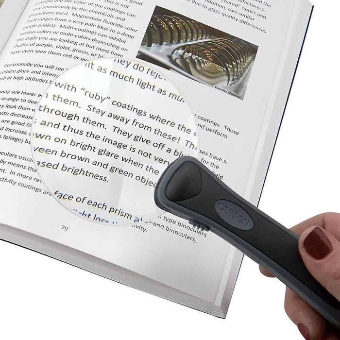 Carson RimFree LED Magnifier Round